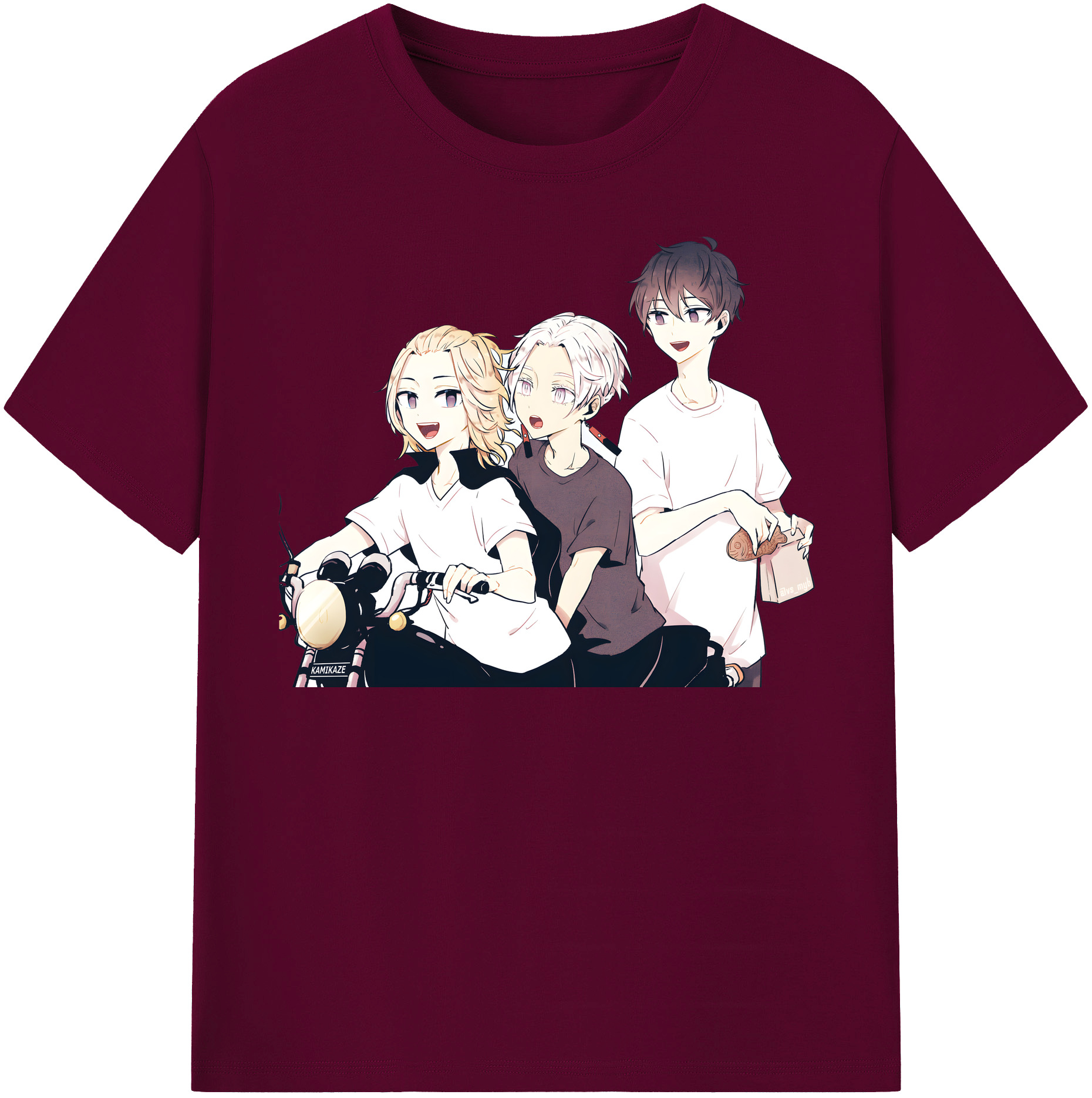 （画像用） 東京リベンジャーズ Tokyo Revengers レディースカジュアルプリントTシャツ（綿100％）